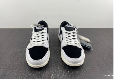 Hyperoad LOW JORDAN WHITE 1 X SCOTT OG TRAVIS AIR BLACK 0801